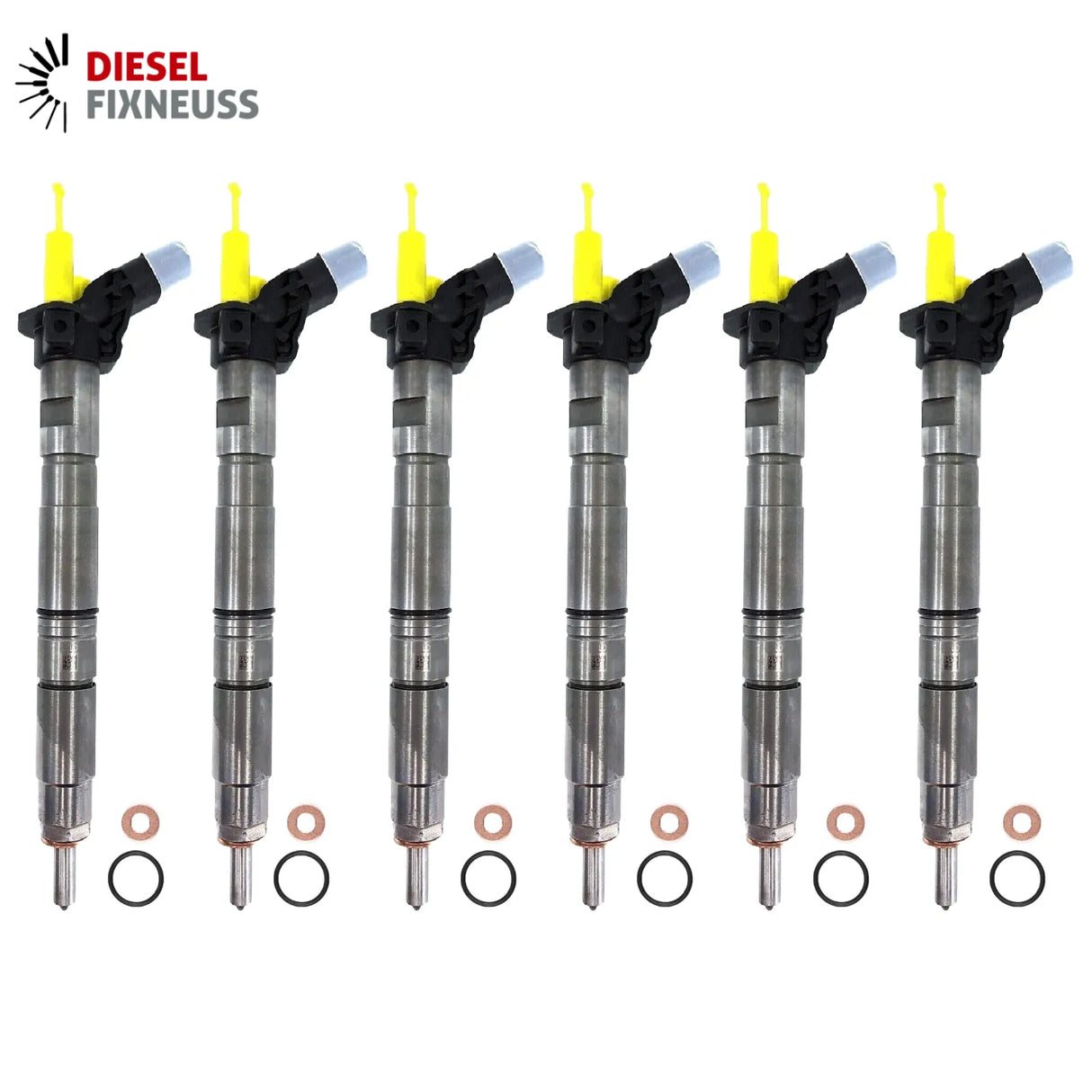 6x Iniettore Audi VW 2,7 TDI 0445115054 0445115039 059130277AC 059130277AJ BOSCH