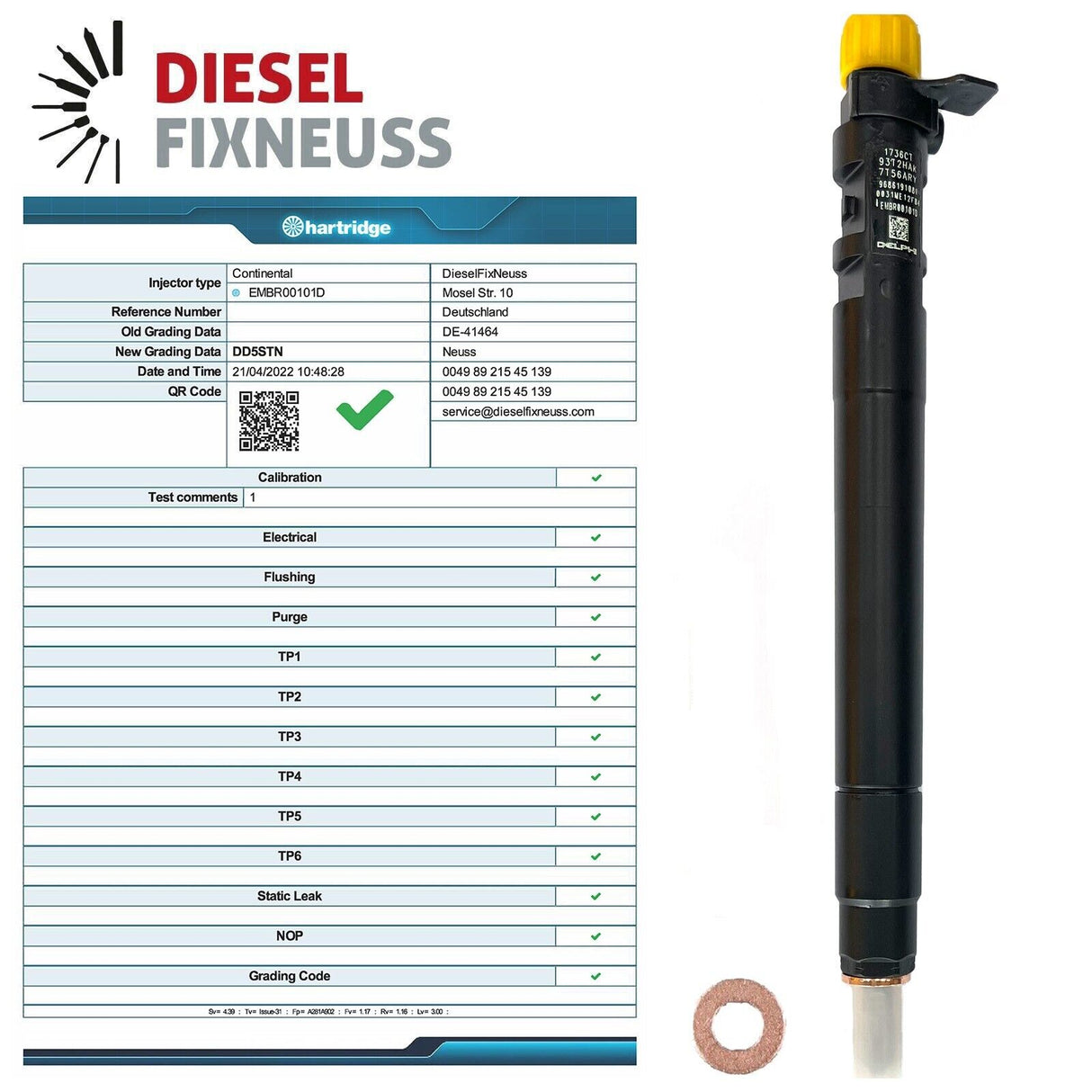 4xEinspritzdüse Injektor Ford Fiat Peugeot Citroen 2,0 TDCI HDI D Multijet