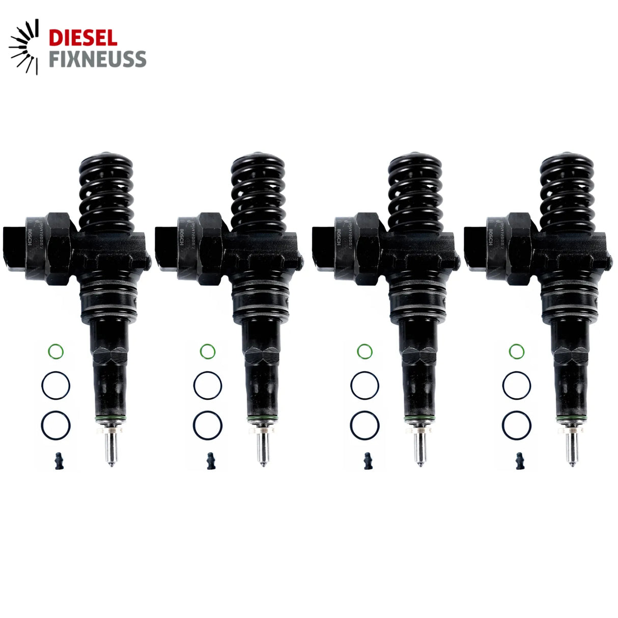 4x Bosch Pumpe Düse Einheit PDE 0414720007 038130073F VAG 1,9TDi ATJ