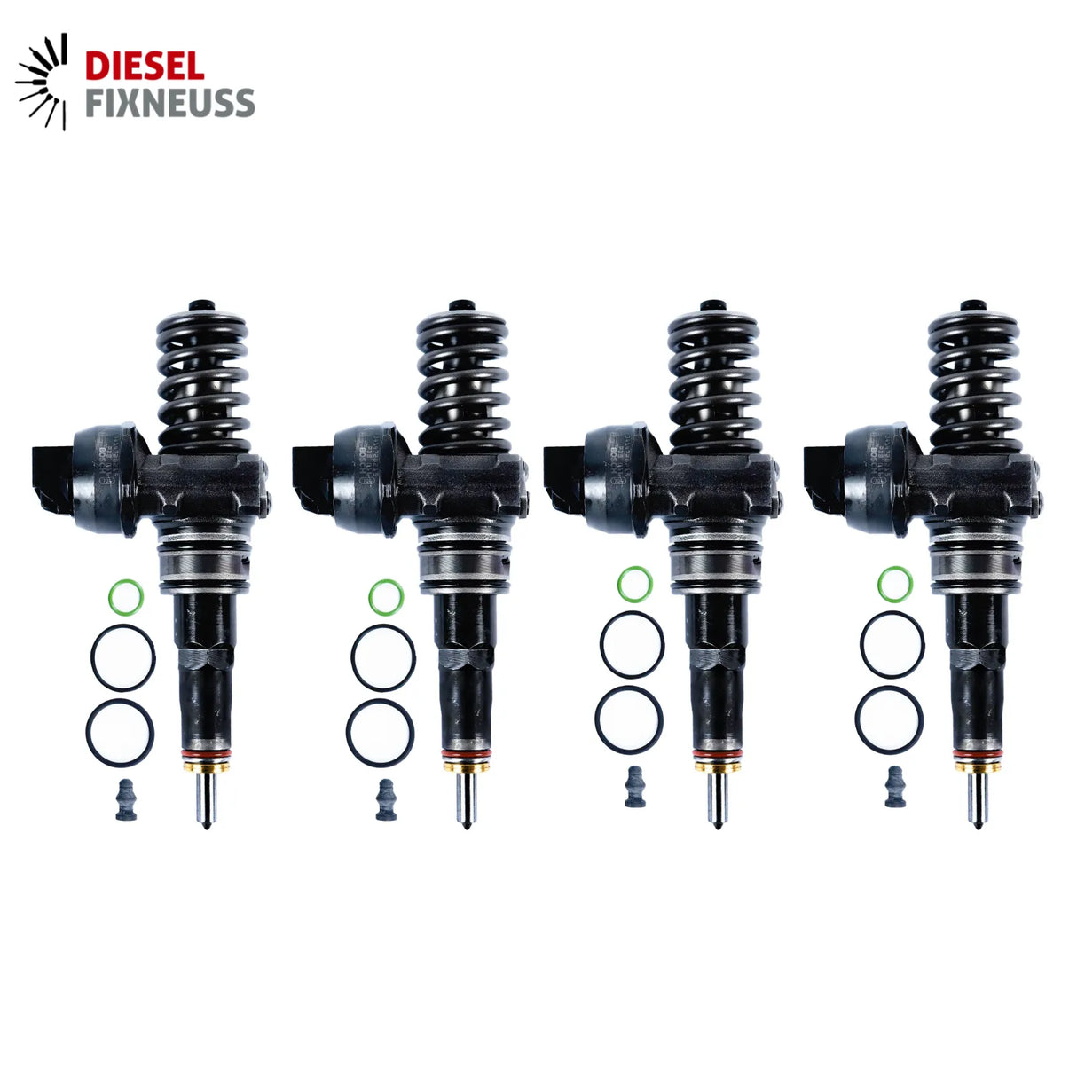 4x Pumpe Düse Einheit Einspritzdüse 0414720215 AUDI SEAT SKODA VW 0414720202