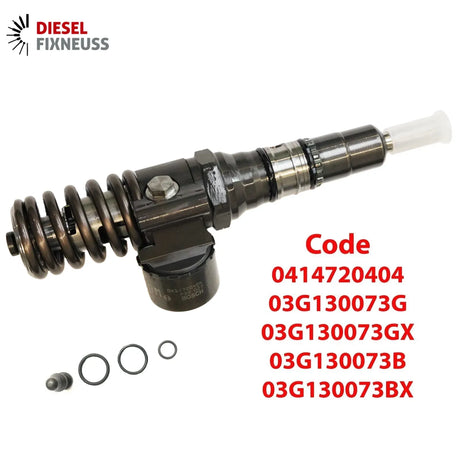 4x VW 2.0 Tdi 103KW Bkd Blb Lpp Bmm Pompe Buse Élément 03G130073G Remis à Neuf