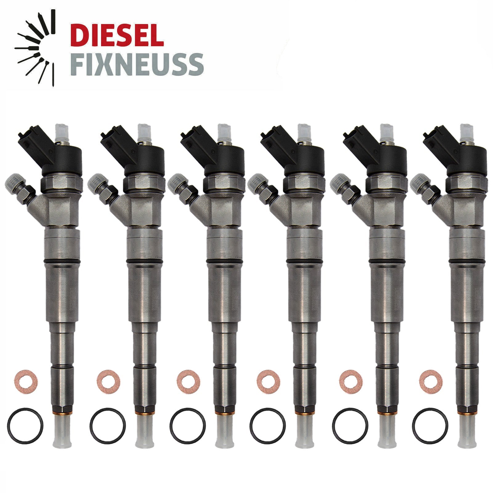 6 x Injecteur Diesel Bosch BMW 330d E46 530d E39 X5 E53 0445110047 530d