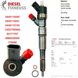 4x Injektor für Landrover Opel - Bosch 0445110049 0445110130