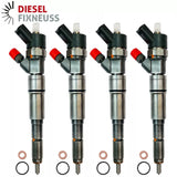 4x EINSPRITZDÜSE LandRover Freelander 2,0 Td4 82/80kw 0445110049 7785983 Injektor