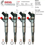 4x Injektor für Landrover Opel - Bosch 0445110049 0445110130
