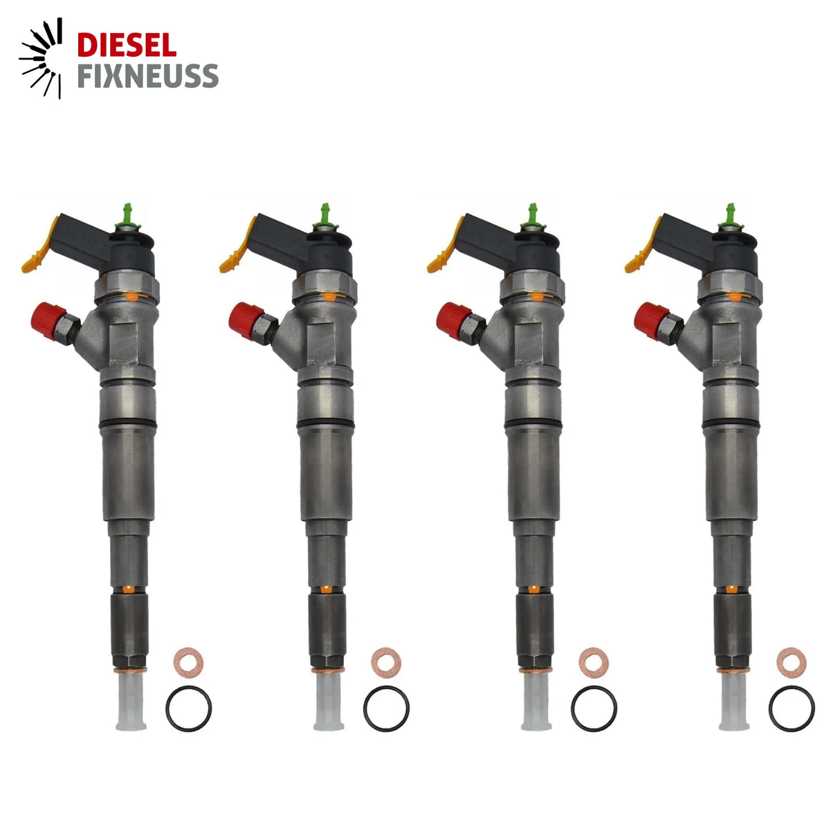4x Einspritzdüse Injektor 0445110097 Mercedes W463 G 270 CDI 115kW/156 PS