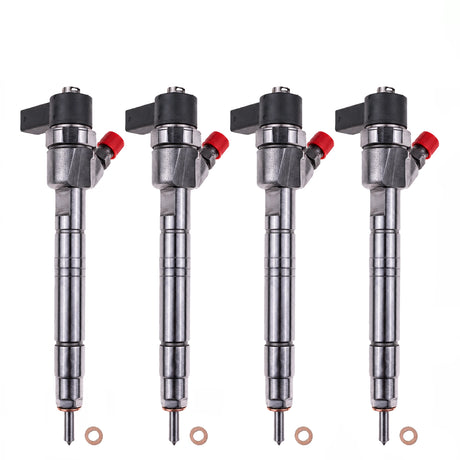 4x 0445110121 Einspritzdüse Injektor Mercedes-Benz C200 CDI A6130700687