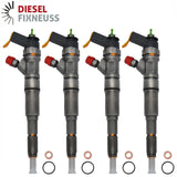 4x BOSCH Injecteur 0445110172 0445110236 Honda Accord VII Civic CR-V FR-V 140PS