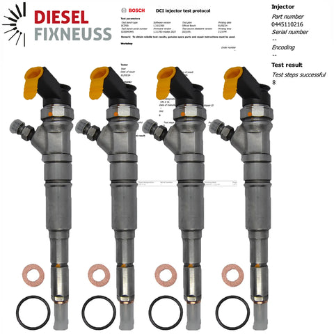 4x Einspritzdüse BOSCH BMW 0445110216 13537793836 13537794334