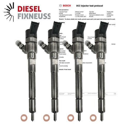 4x Injektor Einspritzdüse für Chevrolet 2,0 CDI Z20S1 Z20DMH 0445110270 96440397