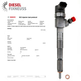 4x 0445110300 Einspritzdüse Injektor Alfa Romeo Fiat Opel Lancia 1.6D 0986435171