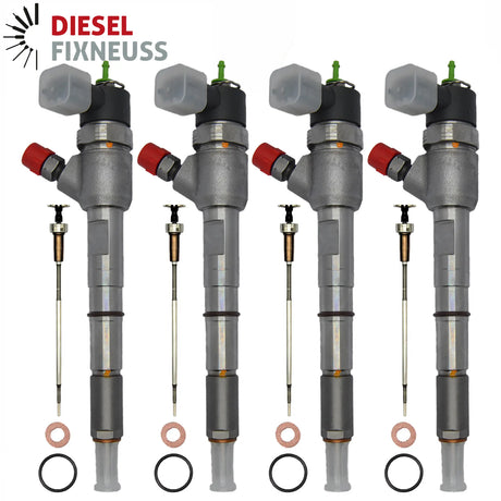 4x Einspritzdüse 0445110351 55219886 95517513 0986435204 BOSCH FIAT 1.3 D