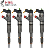4x Injectors Bosch Ford Turiner Focus 1.6TDCi 66kW 0445110353