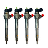 4x Bosch Einspritzdüse 0445110475 Volkswagen 2.0 TDI 04L130277AK Golf Touran