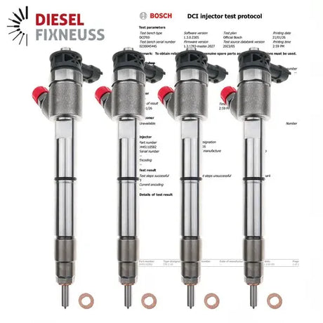 4x Einspritzdüse 0445110582 33800-2F600 HYUNDAI KIA 2.0 0445110584 INJECTOR