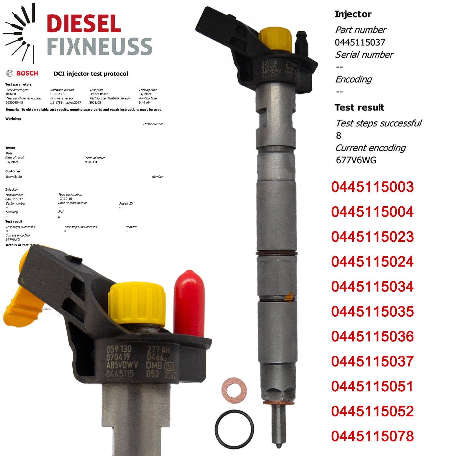 Einspritzdüse Satz 6x 3,0 TDI 2,7 059130277 AP Audi VW TDI Düse