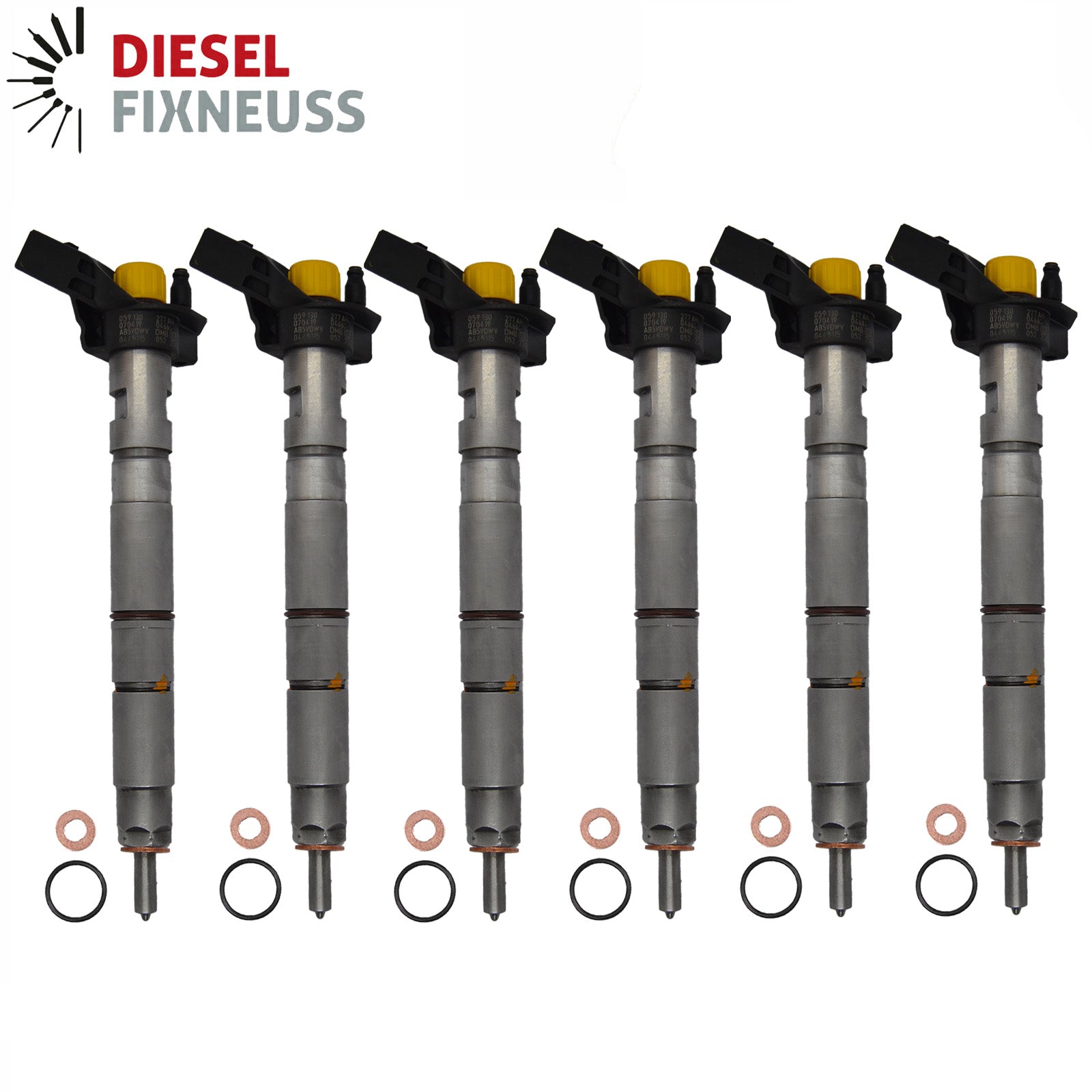 6x Bosch Injecteur 0445115037 Audi A4 A6 A8 Q7 3.0 Tdi 059130277AB 059130277AH