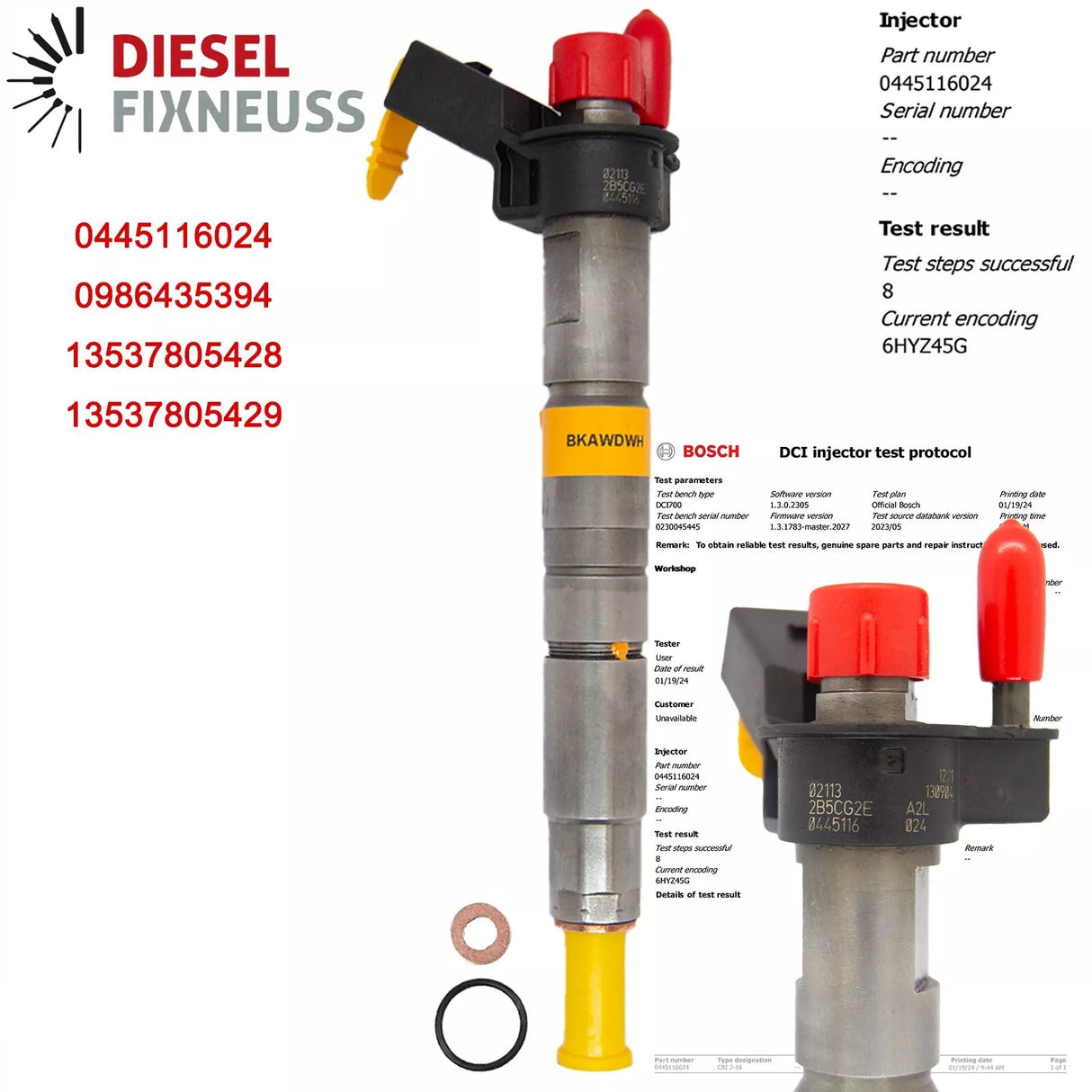 Einspritzdüse BMW 0445116001 0986435363 7797877 7797878 7809190