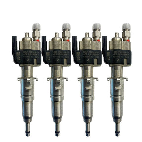 4x Fuel Injector BMW 1/3/5 Series | Part No: 13537589048/13537565138-05 Benzin | Compatible with N45/N43/N53 Engines | Includes Copper Ring, O-Ring, Test Report | 1-Year Unlimited Mileage Warranty