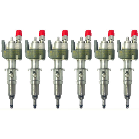 6x Fuel Injector BMW 1/3/5 Series | Part No: 13537589048-01/13537565138 Benzin | Compatible with N45/N43/N53 Engines | Includes Copper Ring, O-Ring, Test Report | 1-Year Unlimited Mileage Warranty