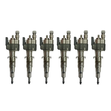6x Fuel Injector BMW 1/3/5 Series | Part No: 13537589048-05/13537565138 Benzin | Compatible with N45/N43/N53 Engines | Includes Copper Ring, O-Ring, Test Report | 1-Year Unlimited Mileage Warranty