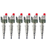 6x Fuel Injector BMW 1/3/5 Series | Part No: 13537589048-08/13537565138 Benzin | Compatible with N45/N43/N53 Engines | Includes Copper Ring, O-Ring, Test Report | 1-Year Unlimited Mileage Warranty