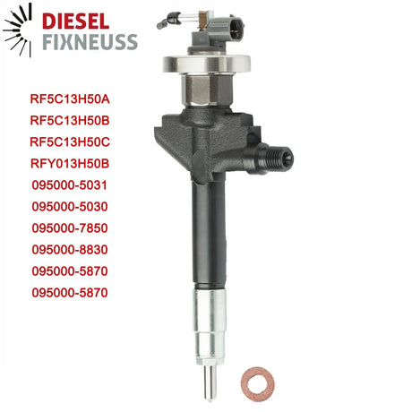 Denso Injector 13H50A for Mazda 6 and MPV with 2.0 Di engines (2002-2007) including test report. Compatible with both 89kW and 100kW power versions, OE number 095000-5031.