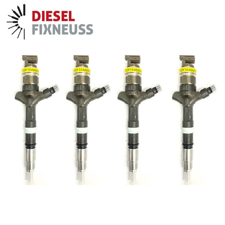 4x DENSO brand 23670-0G010 DCRI107580 injector for TOYOTA Avensis and Corolla models. Suitable for Toyota vehicles with 1995cc 2.0 D-4D engine with 66kW/90PS, 81kW/110PS or 85kW/116PS power options. Compatible with Avensis (T25), Avensis Estate, Avensis Saloon, Avensis Verso, Corolla (E12), Corolla Estate, Corolla Saloon and Corolla Verso models with 1CD-FTV engine code.