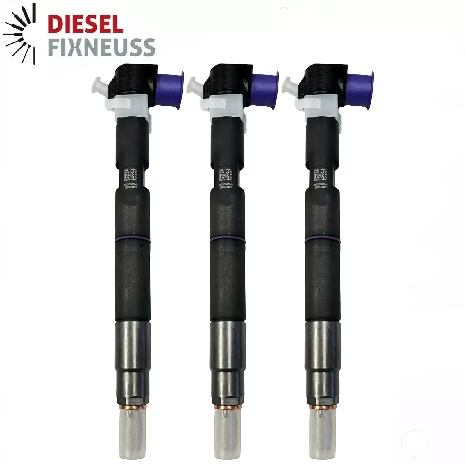 Set of 3 brand-new original DELPHI diesel injectors, compatible with Hyundai and Kia 1.1 & 1.4 CRDi Euro 5 engines (2010–2019)