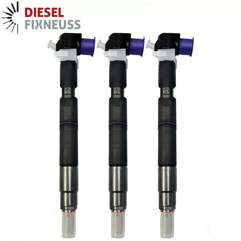 Set of 3 brand-new original DELPHI diesel injectors, compatible with Hyundai and Kia 1.1 & 1.4 CRDi Euro 5 engines (2010–2019)