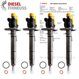 4x 0445116037 Injektor Range Rover L322 L405 4.4 D 4x4 AH4Q9K546BA-