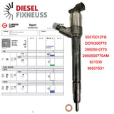 Einspritzdüsen DENSO 295050-0770 EURO 6 Opel Vauxhall 1.6 CDTi 55570012