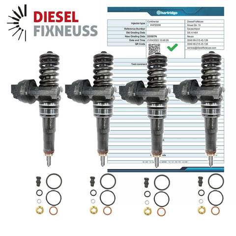 4xBosch Injecteur Pompe Buse Unité Pde 0414720039 038130073AL VAG 1,9TDi Asz