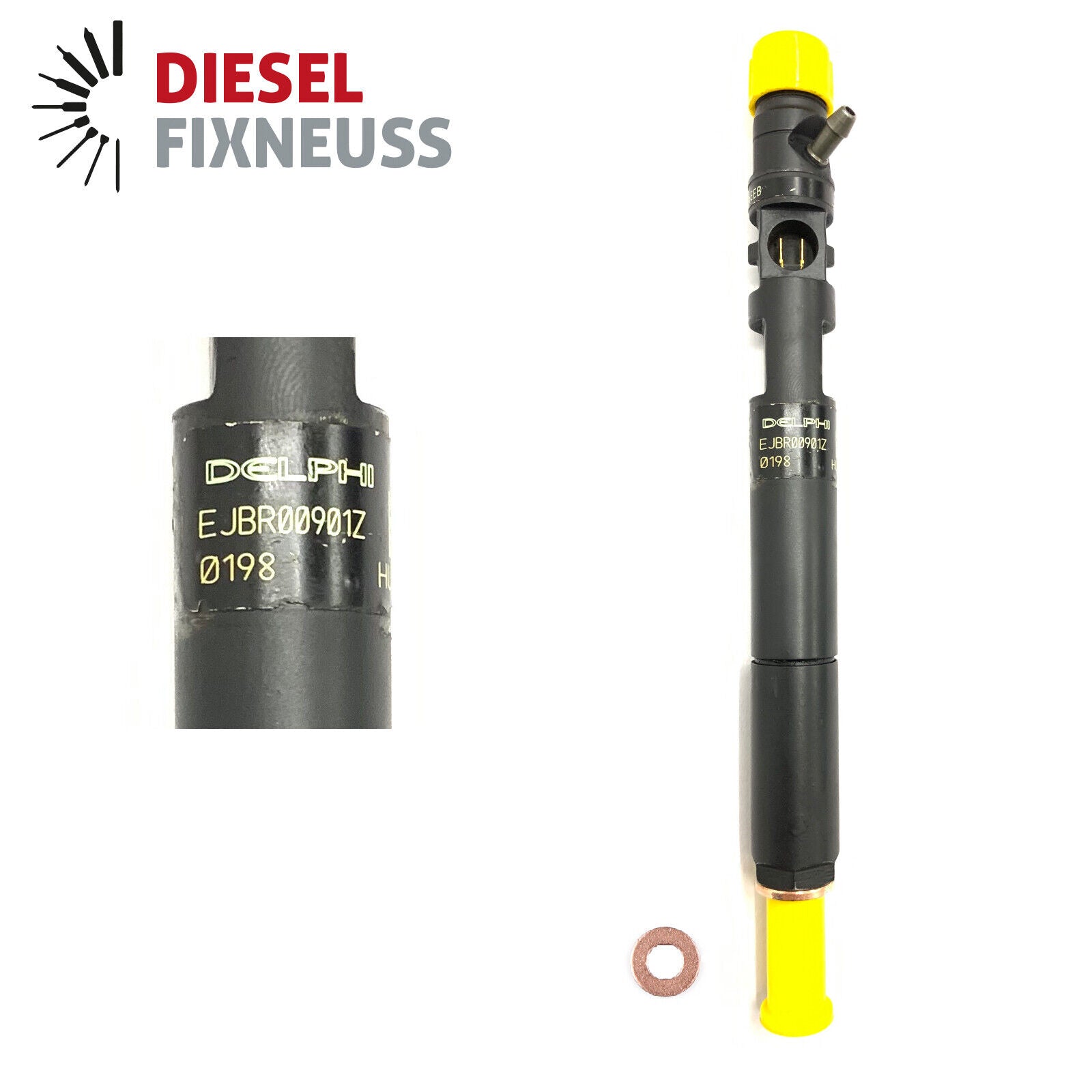 Einspritzdüse Delphi Kia Carniva R02301 2.9 TD 33800-4X500 EJBR02301Z EJBR02801D