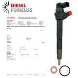 (4x)Injektor Einspritzdüse BOSCH 0445110573 0445110574 A6510703187 VITO W447 CDI