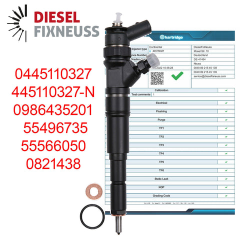 Einspritzdüse OPEL VAUXHALL INSIGNIA 2.0 CDTI BOSCH DIESEL INJECTOR 0445110327