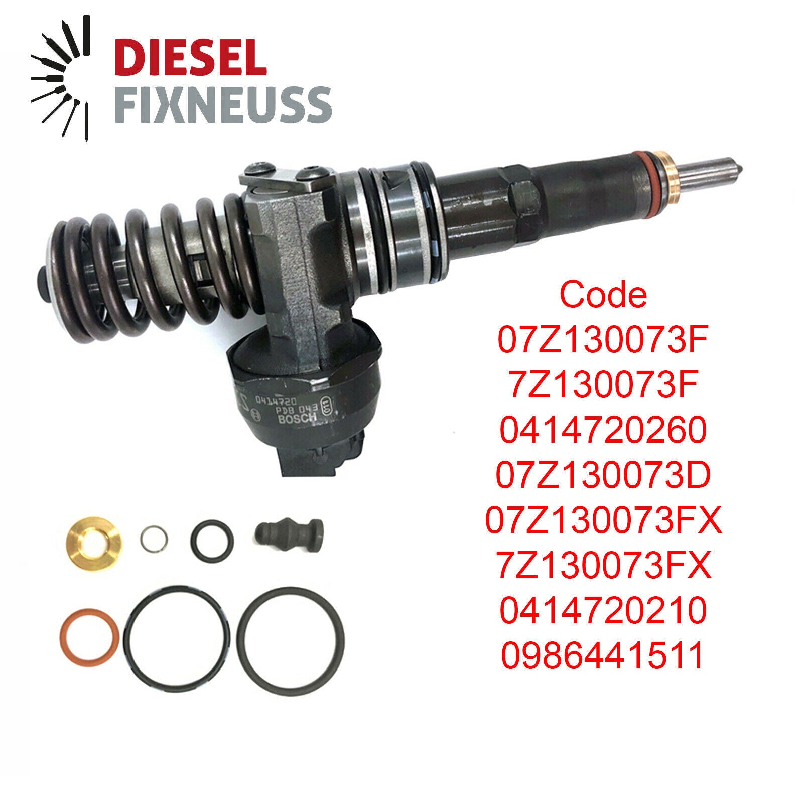 Bosch Pumpe Düse Einheit PDE 0414720210 07Z130073F VW T5 TOUAREG 2,5TDi AXD