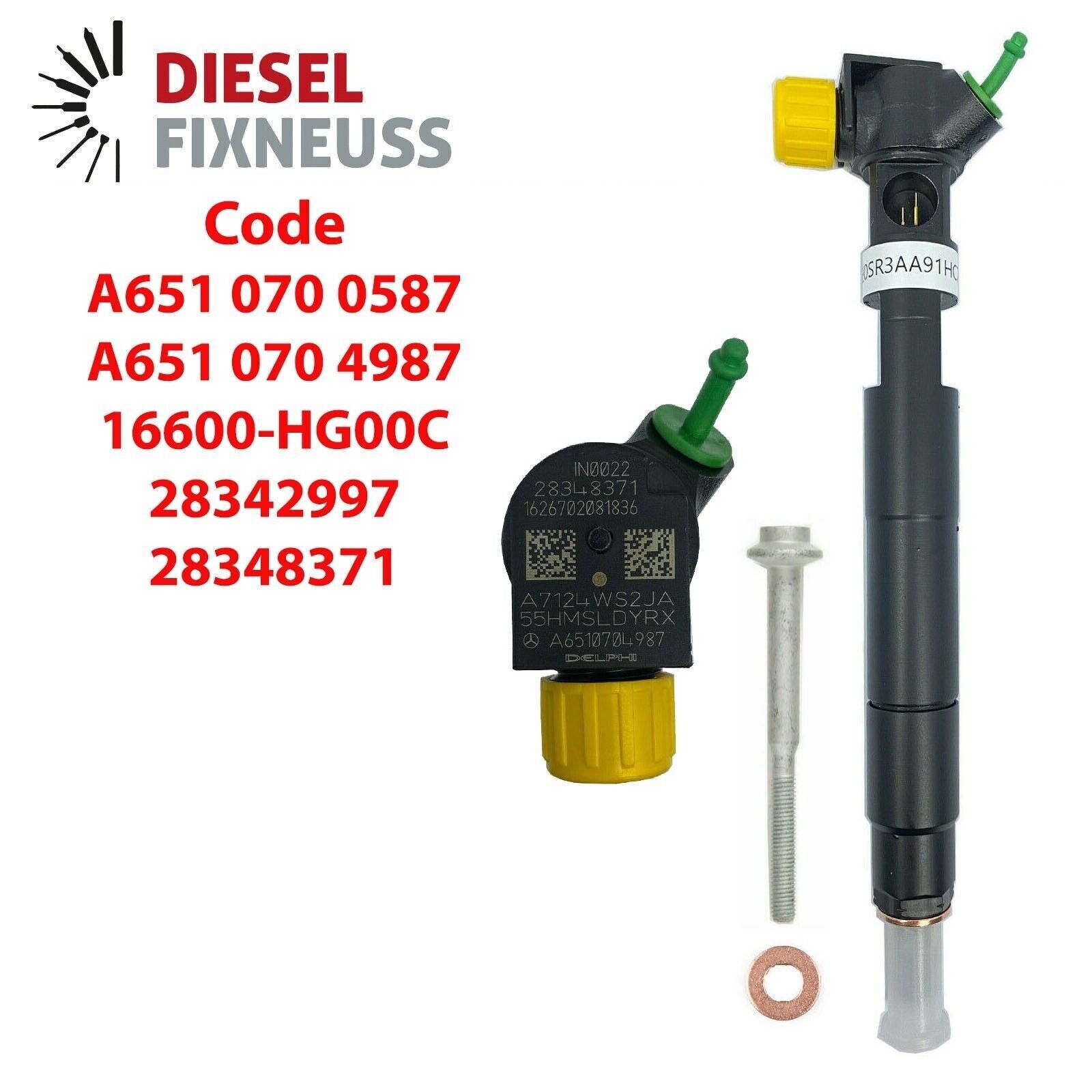 A6510704987-28342997 Injecteur Delphi Mercedes-Benz Classe C 180 CDI C 200 CDI