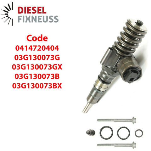 Diesel INJECTEUR 0414720404 VW Seat Audi Skoda 2,0 TDI BKD 03G130073G AZV BLB