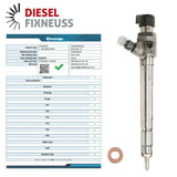 1x Injektor Einspritzdüse BK2Q9K546AG Ford Transit Peugeot Boxer Citroen Jumper