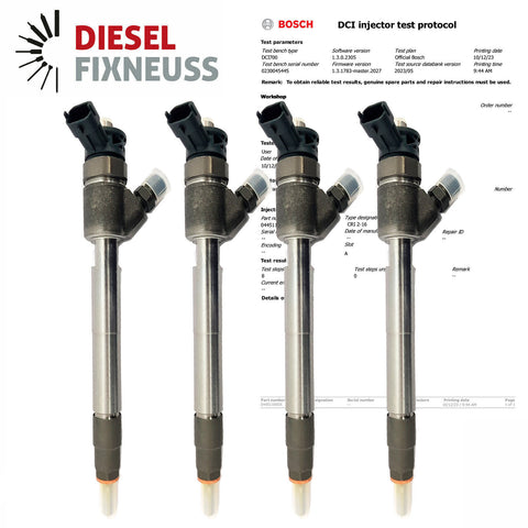 4x Einspritzdüsen 0445110955 9828959880 JX6Q-9F593-AB CITROËN PEUGEOT FORD 1.5