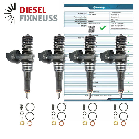 4x Injektor Pumpe Düse Einheit PDE Bosch 038130073AK VW Sharan 1.9TDi 0414720038