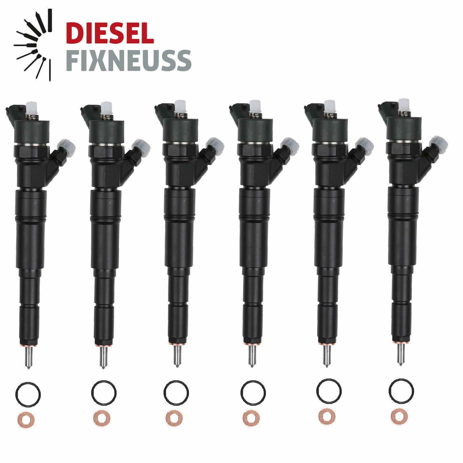 6xEinspritzd​üse 0445110049 Injektor BMW E39 525d 525 d 120kW/163P​S 13537785983