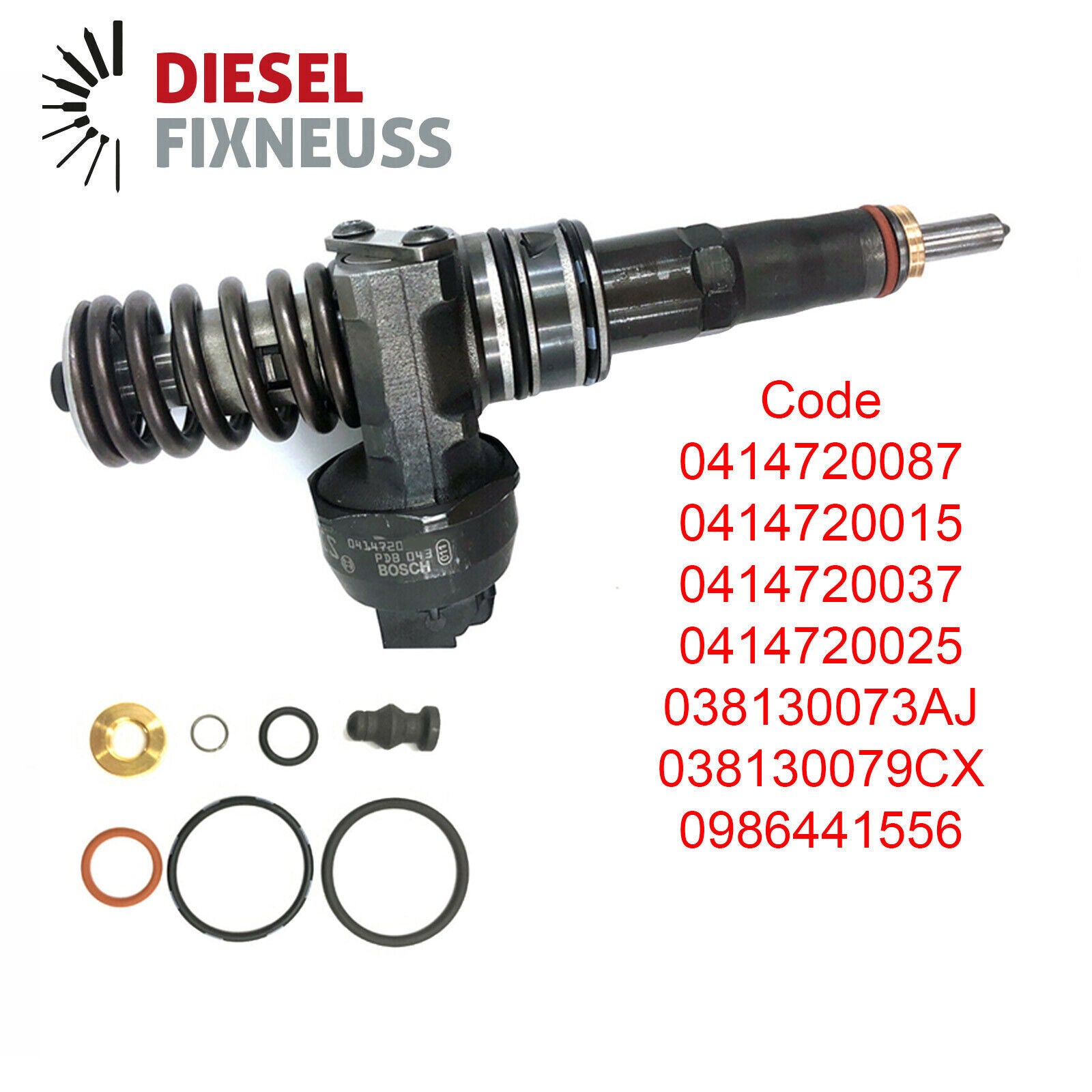 Bosch Pumpe Düse Einheit PDE 0414720037 038130073AJ VAG 1,9TDi Injektor