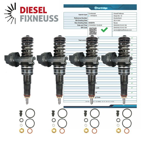 4x BOSCH Pumpe-Düse-Einheit PDE 0414720215 038130079GX 038130073AG BNV AXR BJB