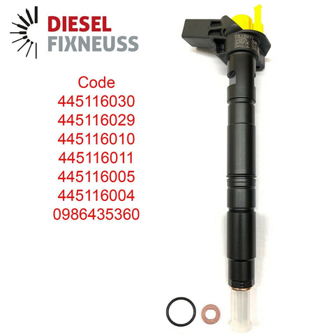 4x Injecteur bosch 03L130277 VW Audi Seat Skoda 2,0 Tdi 0445116030