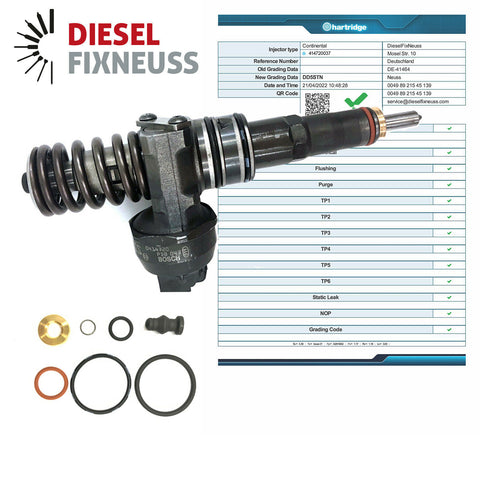 Pumpe-Düse-Einheit VW Audi Seat Skoda 1.9TDI 130 bhp ATD PD AUY AXR 0414720037