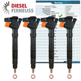 4x Delphi Injektor 28506046 HRD373 04L130277BD 28565336 04L130277AN 28506046