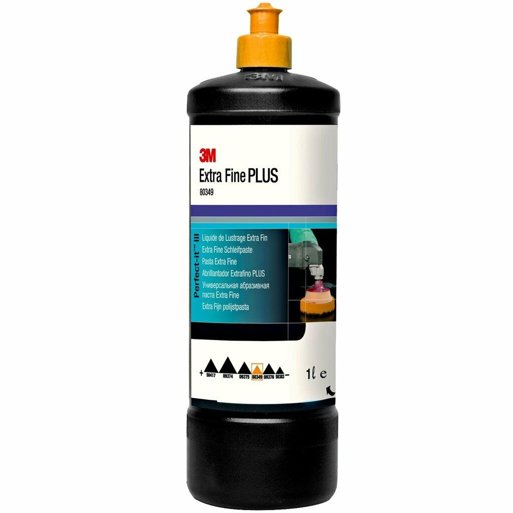 3M Polituren Set 80349+ 09376 + 09375 je 1 Liter Schleifpaste SONDERPREIS!