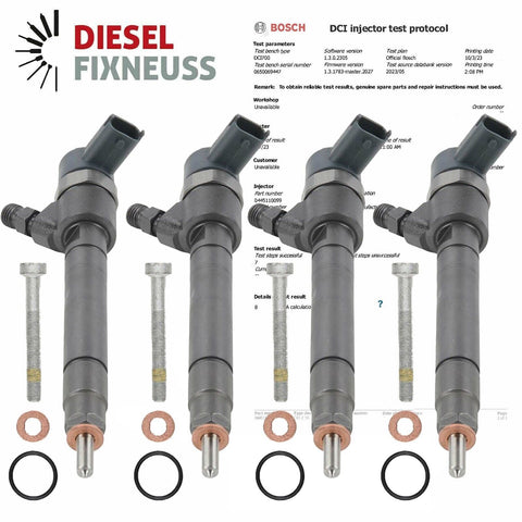 4xEinspritzdüse Injektor Injector Mercedes 0445110099 A6110701387 A6110701787